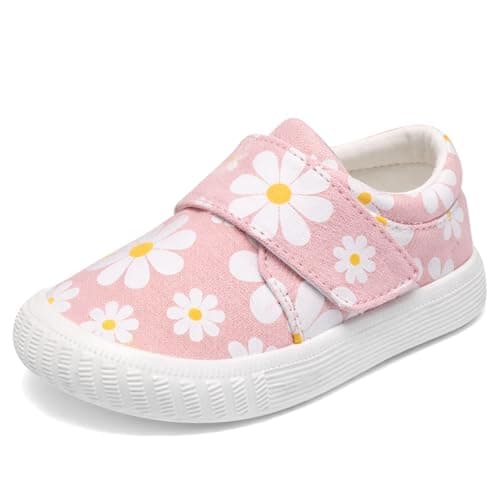 Jack & Lily CanvasKicks Lightweight Breathable Toddler Shoes Petal Pink