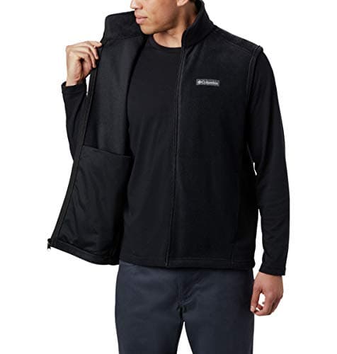 Columbia Mens Steens Mountain Vest, Black, Small — view 4