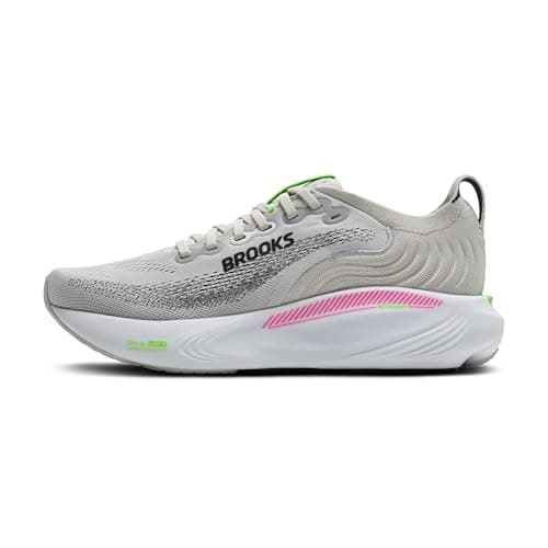 Brooks Women’s Adrenaline GTS 25 Supportive Running & Walking Shoe - Oyster/Pink/Green - 9 Medium — view 4