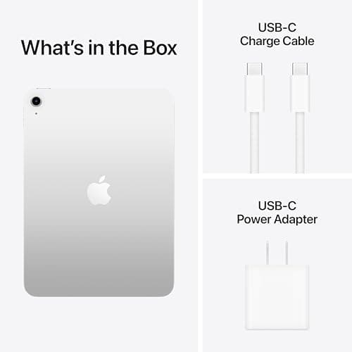 Apple iPad with A16 chip: 11-inch Liquid Retina Display, 128 GB, Wi-Fi 6, 12MP Front/12MP Back Camera, Touch ID, All-Day Battery Life — Silver — view 3
