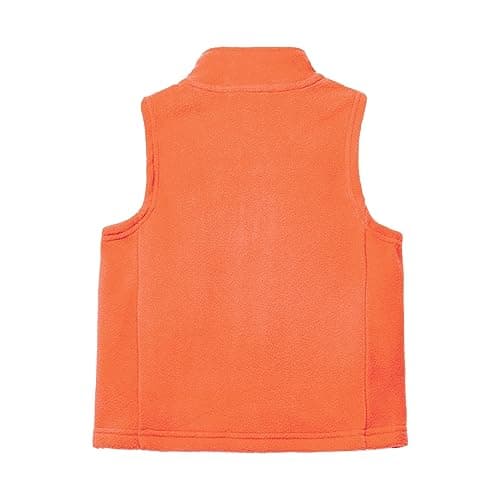 Mud Kingdom Toddler Boys Vest Jacket Fleece Lightweight 4T Orange — view 4
