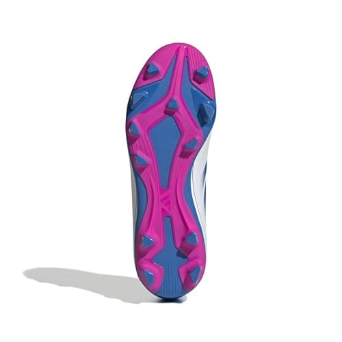 Adidas Unisex-Kids Goletto IX Firm Ground/Multi Ground, White/Bright Royal/Team Shock Pink, 11 — view 3