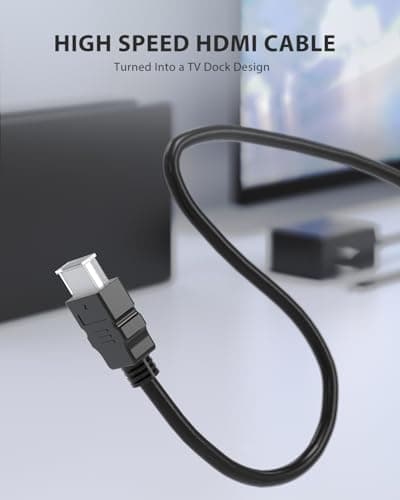 TV Dock Station for Switch/Switch OLED Replacement 3-in-1 – Includes Original IC Module, AC Charger & High-Speed HDMI Cable, Supports 1080P HD Output & Console Charging (Not Compatible with Switch 2) — view 3