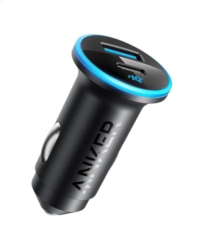 Anker 323 52.5W USB C Car Charger with 30W PowerIQ 3.0 Fast Charging