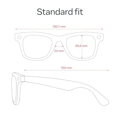 Ray-Ban Meta (Gen 2); Wayfarer; Shiny Black | Smart AI Glasses for Men; Women — 2X Battery Life — 3K Ultra HD Resolution and 12 MP Wide Camera; Audio; Video — Transitions® Graphite Green Lenses — view 5