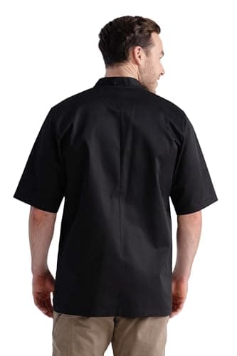 Chef Works Unisex Volnay Chef Coat, Black - New, Medium