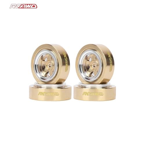 RCAWD SCX30 Brass Weights 70g RC Wheel Rims Beadlock Glue-Free for Axial 1/30 SCX30 Series Upgrades Parts A — view 5