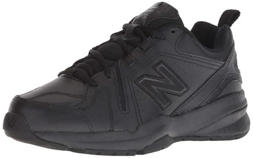 New Balance Women's 608 V5 Casual Comfort Cross Trainer, Black/Black, 5 W