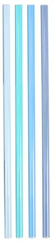 Stanley Quencher Tumbler Straws for 30 oz | Reusable Replacement Straws for Tumbler with Handle | Stainless Steel Drinking Cup Accessory | BPA-Free | Blue Multi Pack