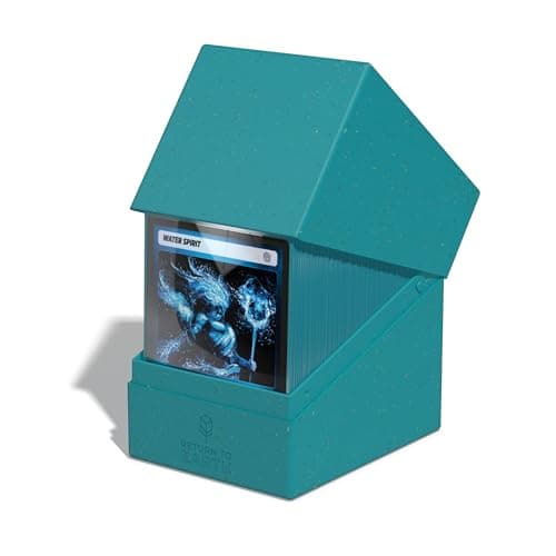 Ultimate Guard RTE Boulder 133+, Deck Case for 133 Double-Sleeved TCG Cards, Petrol, 87% Renewable, Made in Germany, Secure & Durable Storage — view 4