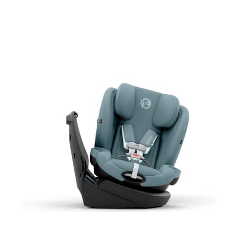Cybex Callisto G 360 Rotating All-in-One Convertible Car Seat, SafeLock 1-Time Seat Belt Installation for Fast, Secure Setup, Side Impact Protection, SensorSafe – Stormy Blue