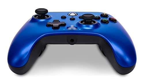 PowerA Enhanced Wired Controller for Xbox Series X|S - Sapphire Fade, gamepad, wired video game controller, gaming controller, Xbox Series X|S, Officially Licensed for Xbox — view 7
