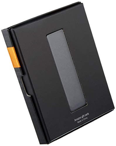 Amazon.ca Gift Card for Any Amount in a Black Gift Box ("A" Smile Card Design) — view 2