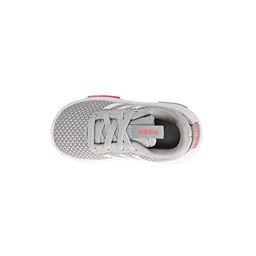 adidas unisex child Racer Tr 2.0 Running Shoe, Grey/White/Signal Pink, 4.5 Little Kid US — view 4