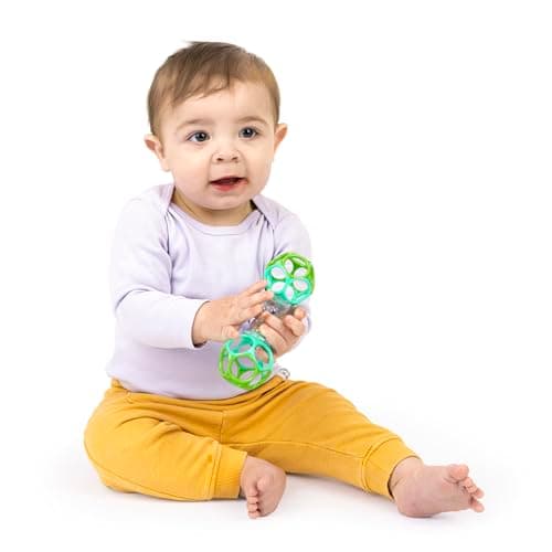 Bright Starts Oball Shaker Rattle Toy, Ages Newborn Plus — view 2