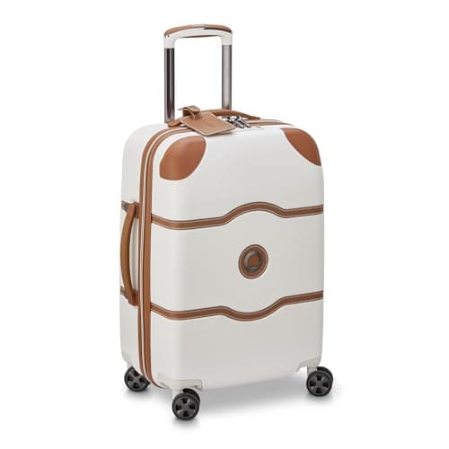 DELSEY PARIS Chatelet Air 2.0 Carry-On Plus Suitcase 20 Inch, Hardside Polycarbonate Luggage, Dual-Density Spinner Wheels, TSA Lock, USB Port, Angora — view 4