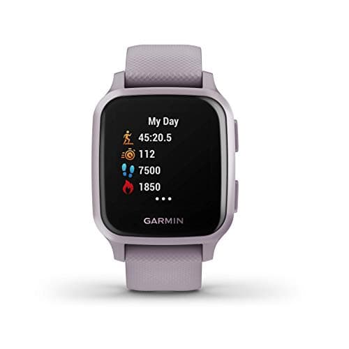 Garmin Venu Sq, GPS Smartwatch with Bright Touchscreen Display, Up to 6 Days of Battery Life, Orchid Purple (010-02427-02) — view 2