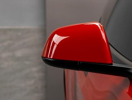 LZLRUN High Gloss Red Vinyl Realistic Paint Car Wrap Film 1ft x 5ft