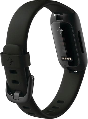 Fitbit Inspire 3 Health & Fitness Tracker with Stress Management, Workout Intensity, Sleep Tracking, 24/7 Heart Rate - 3-Month Google Health Premium Membership Included - Midnight Zen/Black — view 2
