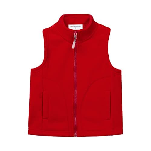 Mud Kingdom Boys Vest Jacket Red Fleece Lightweight Size 12