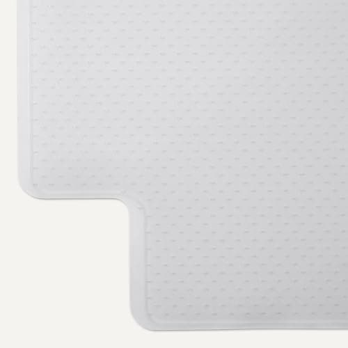 Amazon Basics Office Chair Mat for Low Pile Carpeted Floors with Lip, 36" x 48", Clear — view 2