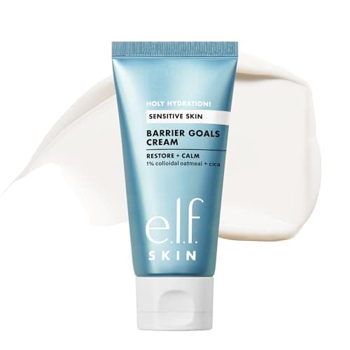 e.l.f. SKIN Holy Hydration! Barrier Goals Cream, Rich Face Moisturizer For Hydrating & Soothing, Helps Visibly Reduce Redness, Vegan & Cruelty-Free