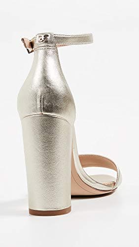 Sam Edelman Women's Yaro Sandal, Jute, Metallic, Gold, 5 — view 3