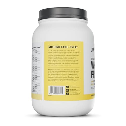Levels Whey Protein Powder, No Artificial Ingredients, Vanilla Bean, 2LB — view 8