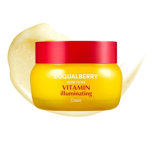 EQQUALBERRY Vitamin Illuminating Cream | Vitamin C & 5% Niacinamide+3% TXA | Dark Spots & Ceramide Barrier Strength Face Moisturizer | Glowy, Lightweight Hydration | Korean Skincare (1.69 fl.oz/50ml)