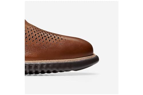 Cole Haan Men's 2.Zerogrand Laser Wingtip Oxford, British tan/Java, 10 — view 6