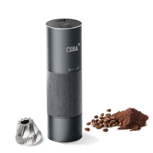 CERA+ Portable Espresso Maker & Grinder Bundle, Self-Heating Coffee Kit — view 4