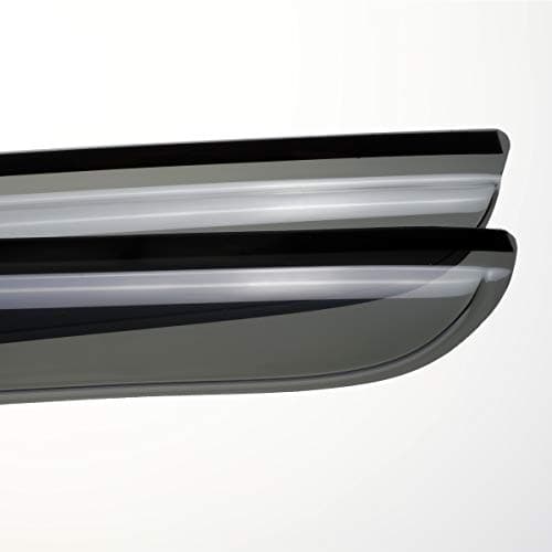 Deebior Original Side Window Visors Rain Guards for 2008-2020 Dodge Grand Caravan&2008-2016 Chrysler Town & Country, 4pcs Out-Channel Tape-On Nice Wind Deflector Set 94251 — view 7