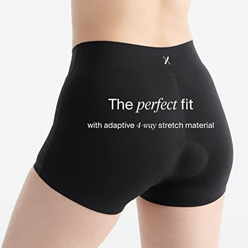 KNIX Super Leakproof Dream Short - Period Underwear for Women - Machine Washable, Reusable - Black, Small (1 Pack) — view 4