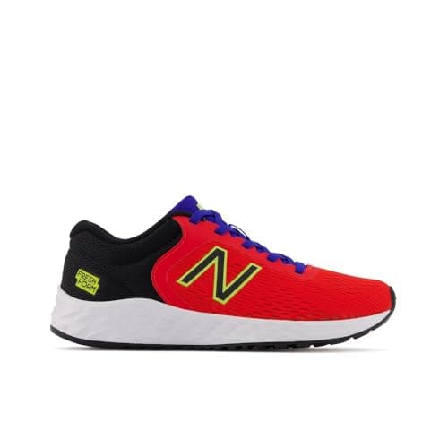 New Balance Kid's Fresh Foam Arishi V2 Lace-up Running Shoe, Neo Flame/Black/Lemonade, 10.5 Little Kid — view 2