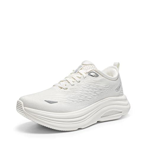 ALLSWIFIT Women's Walking Shoes Running Tennis Sneakers,White,7