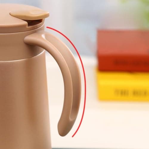 NOLITOY Ml Stainless Steel Coffee Press with Double-layer Vacuum Insulation, Anti-skid Base, and Heat Resistant Design for Kitchen and Coffee Shop Use — view 2
