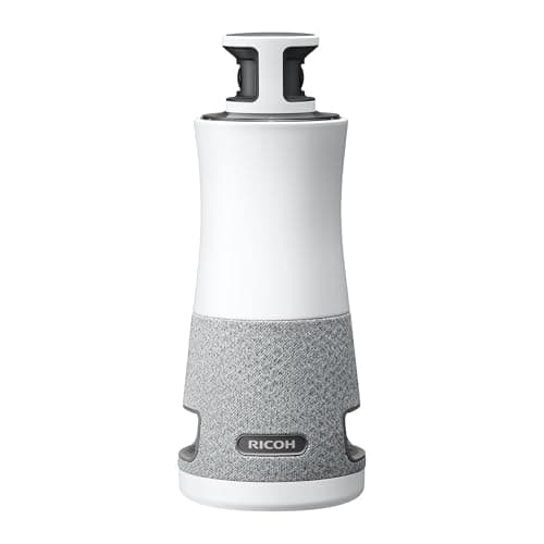 RICOH Meeting 360-360° Conference Room Camera - AI-Powered - Active Speaker Focus - USB-C Bus Powered - Zoom Certified - Works with Microsoft Teams, Google Meet, Cisco Webex