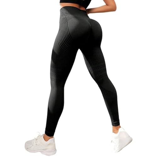 2026 NEW 3D Cellulite Leggings Breathable Multiple Colors/Styles High Waist 3D Anti Cellulite Leggings for Women (Black,XX-Large)