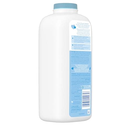 Johnson's Baby Powder with Naturally Derived Cornstarch, Aloe & Vitamin E – Hypoallergenic for Delicate Skin, Free of Parabens & Dyes, Gentle Care for Babies & Adults, 623 Grams — view 4