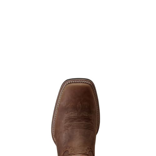 Ariat Men's Sport Wide Square Toe Western Boot, Distressed Brown, 10.5 2E US — view 4