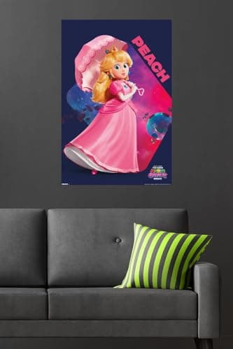 Nintendo The Super Mario Galaxy Movie (2026) - Peach Pose Wall Poster, 34L" x 22.4W", Unframed Version — view 3
