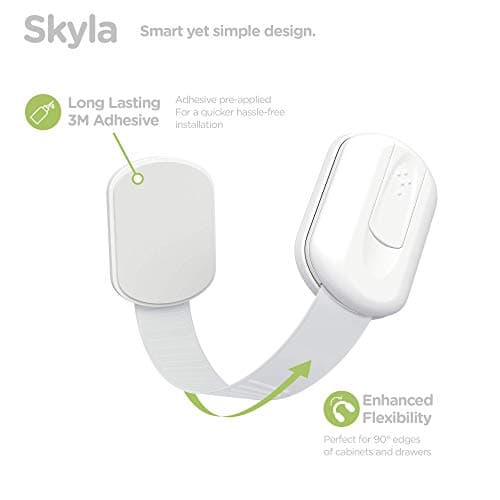 SKYLA HOMES Baby Locks (8-Pack) Child Safety Cabinet Proofing - Safe Quick and Easy 3M Adhesive Cabinet Drawer Door Latches No Screws & Magnets Multi-Purpose for Furniture Kitchen Ovens Toilet Seats — view 4