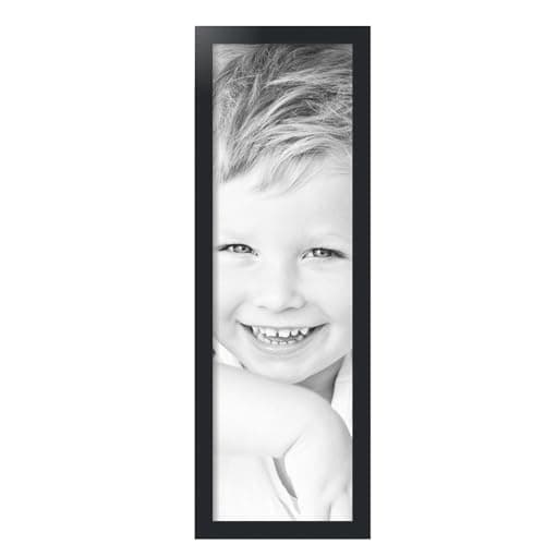 ArtToFrames 10x33 inch Satin Black Picture Frame, 2WOMFRBW26079-10x33 — view 2