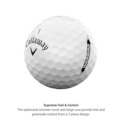 Callaway Golf Warbird Golf Balls (2023 Version, White, 12 Ball Pack) — view 2