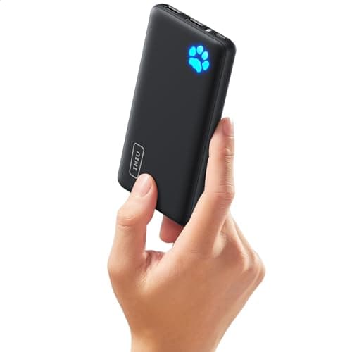 INIU Power Bank, Slimmest 10000mAh Portable Charger, Triple 3A High-Speed Charge External Battery Pack with Flashlight, USB C Phone Charger for iPhone 17 16 15 14 13 Samsung S22 Google LG iPad etc — view 7