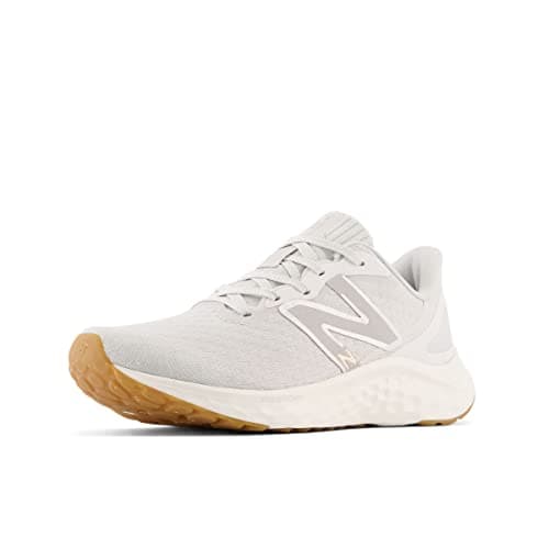 New Balance Women's Fresh Foam Arishi V4 Running Shoe, Summer Fog/Nimbus Cloud/Light Gold Metallic, 8 — view 6