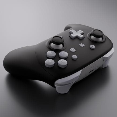 eXtremeRate DIY Replacement Full Set Buttons for Nintendo Switch 2 Pro Controller, Custom ABXY Dpad + - Home Capture Power L R ZR ZL Triggers Sync GL GR Buttons for Switch 2 Pro - New Hope Gray — view 5