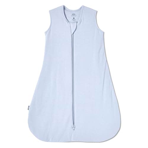 HALO SuperSoft Bamboo Wearable Blanket 1.5 TOG – Buttery Soft, Plush Baby Sleep Sack for Newborns, Infants & Toddlers, Hip-Healthy Design, Machine Washable, 0 – 6 Months, Small, Blue Fog