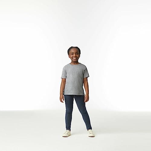 Gildan Youth Ultra Cotton T-Shirt, Style G2000B, 2-Pack, White, Large — view 2