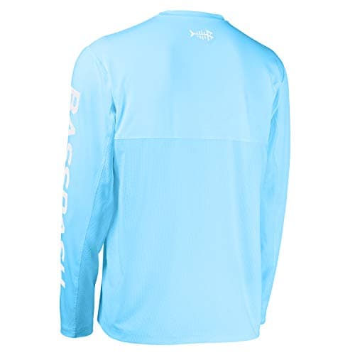 Bassdash Fishing T Shirts for Men UV Sun Protection UPF 50+ Long Sleeve Tee T-Shirt Sky Blue — view 3